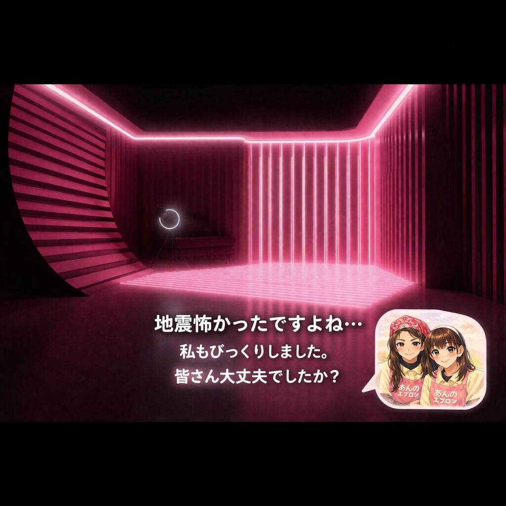 地震の備えワンポイント☝️